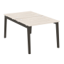Рабочая станция на деревянных опорах Onix Wood OW.D.RS-2.1.8 980x1635x750