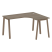 Стол криволинейный правый Metal System Style БА.СА-3 Пр 1400x1200x750