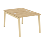 Рабочая станция на деревянных опорах Onix Wood OW.D.RS-2.1.7 980x1475x750
