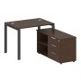 Рабочая станция с опорной тумбой правая Metal System Style БП.РС-СТС-2.1 Пр 1100x1520x750