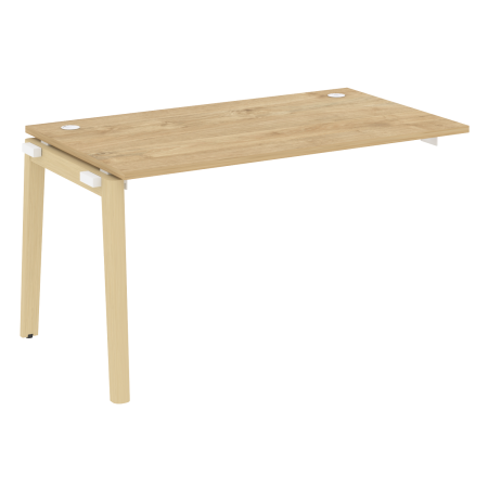 Наборный элемент рабочей станции на деревянных опорах Onix Wood OW.1.NRS-3.8 1380x800x750