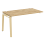 Наборный элемент рабочей станции на деревянных опорах Onix Wood OW.1.NRS-3.8 1380x800x750