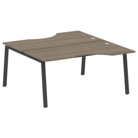 Рабочая станция криволинейная Metal System Style БА.РАС-СА-2.1 1600x1835x750