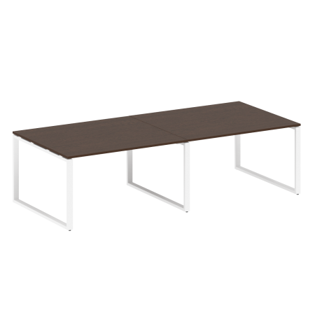 Переговорный стол 2 столешницы Metal System Style БО.ПРГ-2.3 2800x1235x750