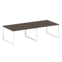 Переговорный стол 2 столешницы Metal System Style БО.ПРГ-2.3 2800x1235x750