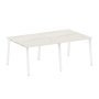 Стол для переговоров (2 столешницы) на А-образном м/к Metal System Style БА.ПРГ-2.1 2000x1235x750