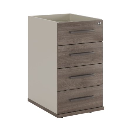 Тумба приставная с 4 ящиками New Line NLN36330531 406x510x750 (Дуб шамони темный)
