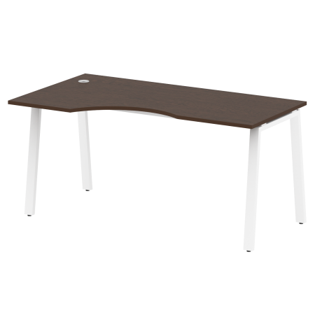 Стол криволинейный левый Metal System Style БА.СА-1 Л 1600x900x750