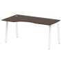Стол криволинейный левый Metal System Style БА.СА-1 Л 1600x900x750