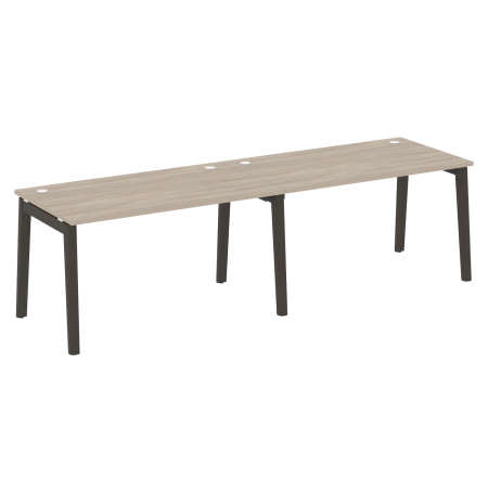 Рабочая станция на деревянных опорах Onix Wood OW.RS-2.3.8 2760x800x750