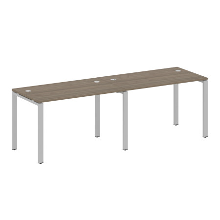 Рабочая станция на 2 раб.места Metal System Style БП.СМ-2.2 2400x720x750