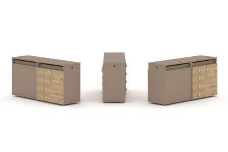 Тумба двойная + топ ES.NB.2T-2 (1500х410х750)