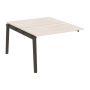 Наборный элемент рабочей станции на деревянных опорах Onix Wood OW.2.NRS-2.7 1180x1475x750