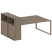 Рабочая станция с шкафом-купе на О-образном м/к Metal System Style БО.РС-СШК-2.5 Т 2210x1475x1098