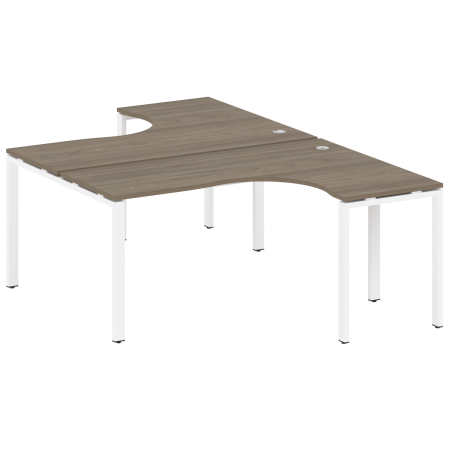 Рабочая станция криволинейная Metal System Style БП.РАС-СА-2.4 1600x2435x750