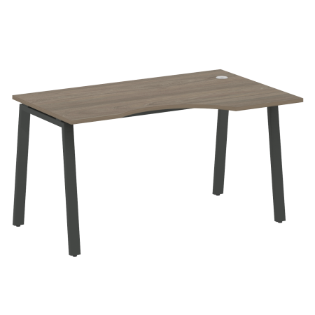 Стол криволинейный правый Metal System Style БА.СА-2 Пр 1400x900x750