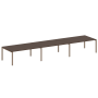 Переговорный стол 3 столешницы Metal System Style БП.ПРГ-3.5 5400x1235x750