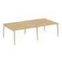 Рабочая станция на деревянных опорах Onix Wood OW.D.RS-4.3.7 2760x1475x750
