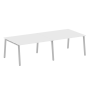 Стол для переговоров (2 столешницы) на А-образном м/к Metal System Style БА.ПРГ-2.3 2800x1235x750