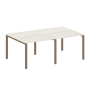 Переговорный стол 2 столешницы Metal System Style БП.ПРГ-2.1 2000x1235x750