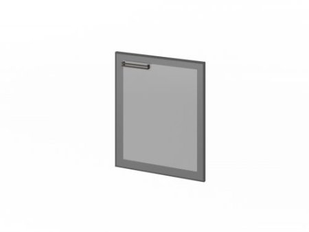 Дверь низкая стеклянная правая Festus FB-013R 20x560x670 (Орех Пацифик Табак)