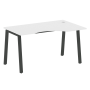Стол криволинейный правый Metal System Style БА.СА-2 Пр 1400x900x750