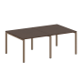 Переговорный стол 2 столешницы Metal System Style БП.ПРГ-2.1 2000x1235x750