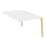 Стол-приставка двойной на деревянных опорах Onix Wood OW.D.SPR-1.8 980x1635x750