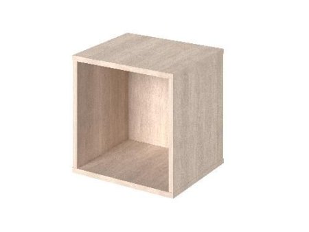 Полка навесная Public comfort P-047 364x312x362 (Дуб сантана светлый)