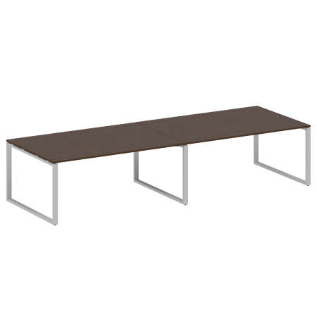 Переговорный стол 2 столешницы Metal System Style БО.ПРГ-2.5 3600x1235x750