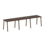 Рабочая станция на 3 рабочих места на А-образном м/к Metal System Style БА.СМ-3.1 3000x720x750