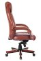 Кресло руководителя T-9922WALNUT светло-коричневый Leather EiCHel кожа крестов. металл/дерево