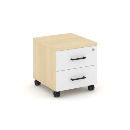 Тумба мобильная 2 ящика стандартные колеса SN.TM-001 (416х460х437)