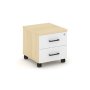 Тумба мобильная 2 ящика стандартные колеса SN.TM-001 (416х460х437)