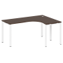 Стол криволинейный правый Metal System Style БП.СА-4 Пр 1600x1200x750