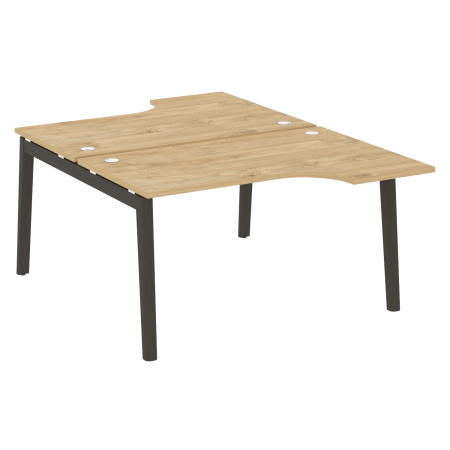 Рабочая станция на деревянных опорах Onix Wood OW.D.SA-2 1380x1995x750