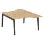 Рабочая станция на деревянных опорах Onix Wood OW.D.SA-2 1380x1995x750