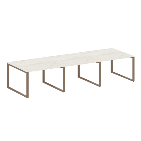 Переговорный стол 3 столешницы Metal System Style БО.ПРГ-3.2 3600x1235x750