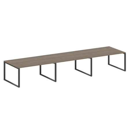 Переговорный стол 3 столешницы Metal System Style БО.ПРГ-3.4 4800x1235x750