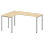 Стол криволинейный левый Metal System Style БП.СА-4 Л 1600x1200x750