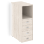 Тумба с подсветкой 4 ящика завершающая, правая Onix O.R-TV-4.SR 436x767x1185