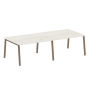 Стол для переговоров (2 столешницы) на А-образном м/к Metal System Style БА.ПРГ-2.3 2800x1235x750