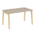 Стол руководителя на деревянных опорах Onix Wood Direct OW.SRR-3.8 1380x800x750