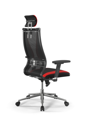 Кресло для руководителя Метта Sit 10 B2-170D - T+UMF(SY271)+Extra /Kb38/Wh09/D03P/H3mL-Pf-2D(M09.B23