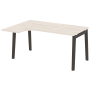Стол эргономичный левый на деревянных опорах Onix Wood OW.SA-4L 1580x1180x750