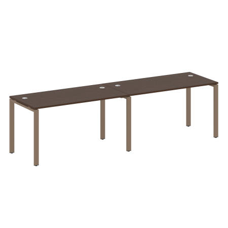 Рабочая станция на 2 раб.места Metal System Style БП.СМ-2.3 2800x720x750