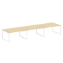 Переговорный стол 3 столешницы Metal System Style БО.ПРГ-3.4 4800x1235x750