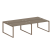 Рабочая станция Metal System Style БО.СМ-4.3 2800x1475x750