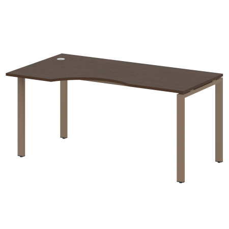 Стол криволинейный левый Metal System Style БП.СА-1 Л 1600x900x750
