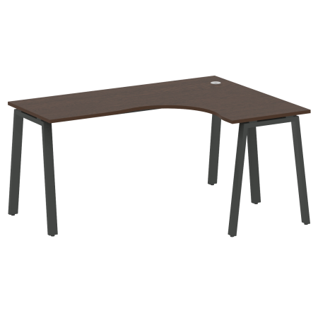 Стол криволинейный правый Metal System Style БА.СА-4 Пр 1600x1200x750